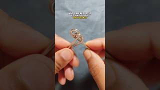 Solve the Double Ring Metal Wire Puzzle in Seconds! ~ring/metal #skills #