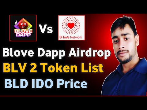 Blove Dapp Airdrop distribution | BLV Tokan price prediction 2$ | BLV Tokan listing Exchange