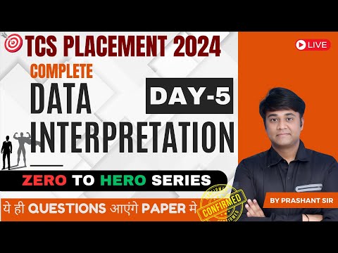 Day-5 | Complete TCS DATA INTERPRETATION | TCS NQT Preparation | TCS Smart Hiring