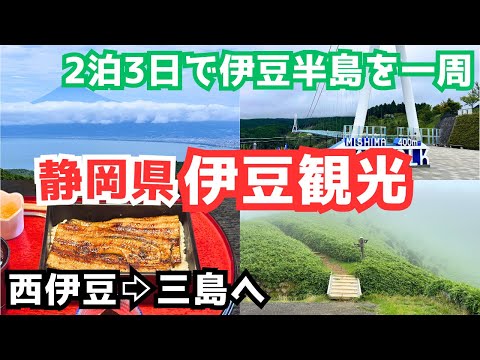 【伊豆旅行vlog】伊豆観光ドライブ旅で西伊豆から三島を観光しました