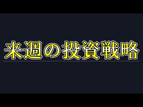 来週の投資戦略はこれ！今のうちに●●を準備しておきましょう【株式投資家向け】