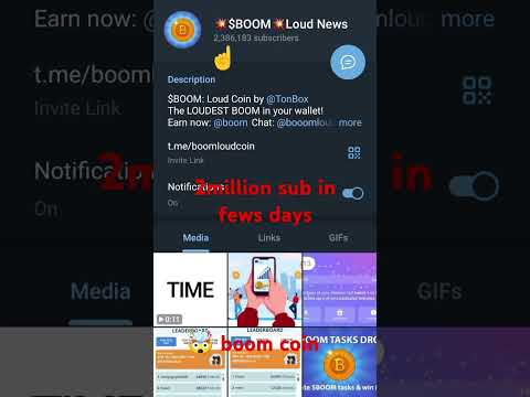 new telegram bot boom coin join early 🤯 2024 crypto airdrop #crypto #earnmoney #hamsterkombat