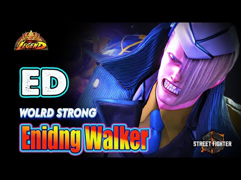 SF6 🔥 Ending Walker (ED) Powerful & intelligent Gameplay Master !🔥Top Ranked Match🔥SF6 DLC Replays🔥