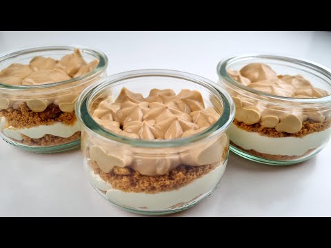 Coffee mousse dessert in 5 minutes! Incredibly delicious and easy, anyone can make it!