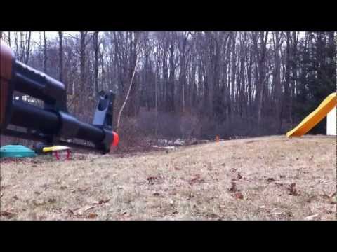 CYMA CM028 AK47 Shooting Test