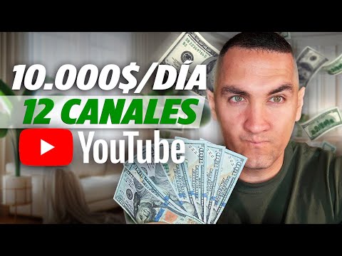 12 Ideas de Canales de YouTube Que Te Harán Fácil $10.000 al Mes (MEJOR IMPOSIBLE)