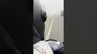 Morning Ride Through a Magical Foggy Wonderland 🌫️🚴‍♂️|#longdrive #fog #bangaloreroad