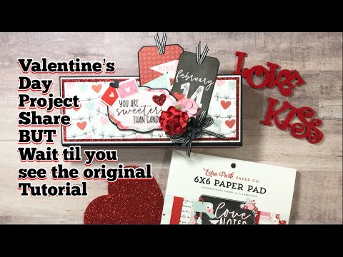 Valentine’s Day Surprise Come See! | @countrycraftcreations | Echo Park Love Notes