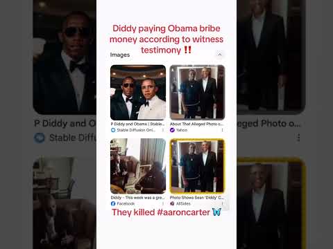 Diddy did it #aaroncarter #obama #diddy