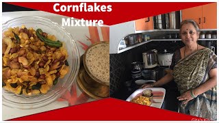 Cornflakes Mixture !  Instant & Tasty!!  Only 2 Tbsp oil!!