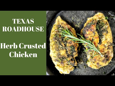 Texas Roadhouse Herb Crusted Chicken | @SugarSpiceNEverythingNice