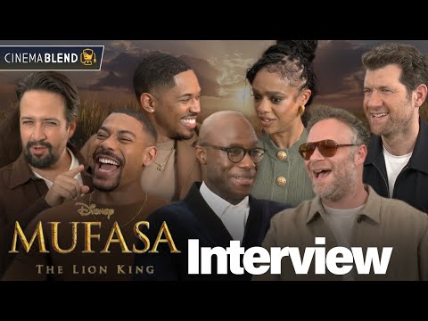 'Mufasa: The Lion King' Interviews with Barry Jenkins, Lin-Manuel Miranda, Seth Rogen & More!