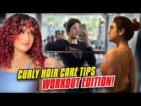 How to Maintain Curls While Working Out! @madhushreee