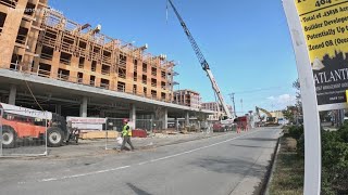 Construction progress on 'The Dome' in Virginia Beach