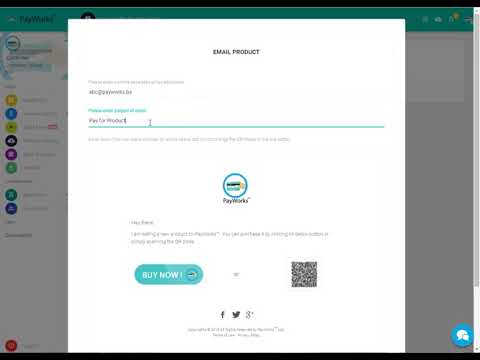 How to email a product - Payworks