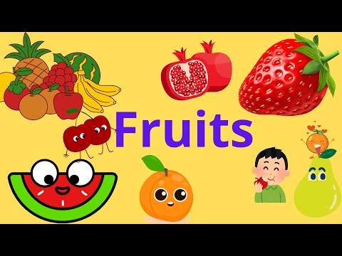 Speak in English, learning fruits.#coloringforkidsandtoddlers #kids baby, #alphabet, #coloringbynumb