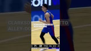 CLARKSON TO KAI SOTTO ALLEY-OOP DUNK / PHILIPPINES VS LEBANON /FIBAWORLD CUP QUALIFIERS