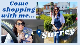 COME SHOPPING WITH ME IN COBHAM, SURREY