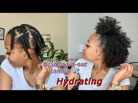 My favorite braid-out combo! for | Dry Natural Hair |