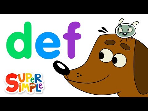 The Letters D-E-F | Learn The Alphabet with Pratfall ABCs | ​​🌈 Super Simple ABCs