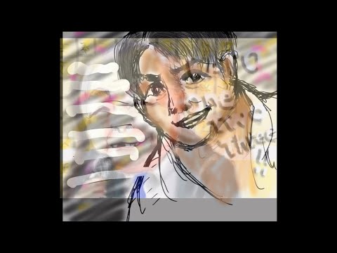 めっちゃ男前の似顔絵描いてみた！感動ありがとう！