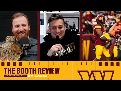 The MAGIC of Jayden Daniels | The Booth Review Podcast | Washington Commanders | NFL