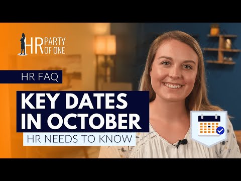 What Key Dates in October 2024 Does HR Need to Know?