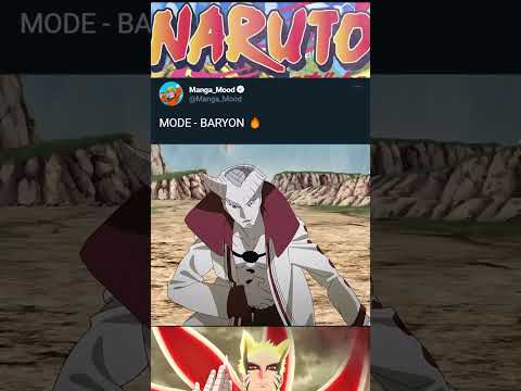 MODE BARYON - NARUTO #naruto