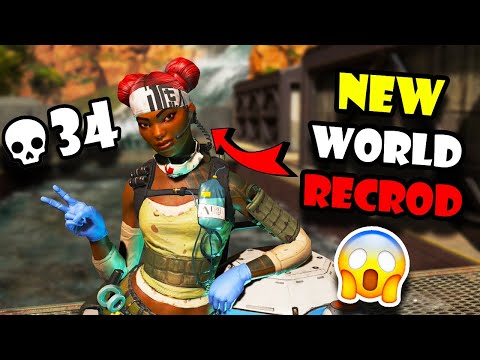 MOST KILLS *EVER* IN APEX LEGENDS! WORLD RECORD! (Apex Legends Gameplay)