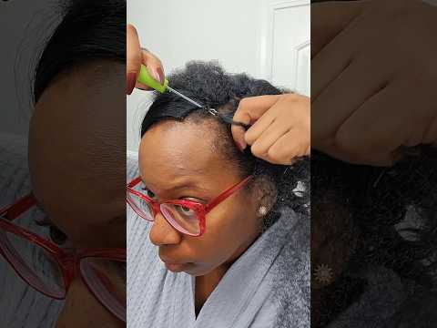 2nd Attempt: Illusion Crochet U-part Wig Install