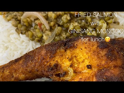 FRIED SALMON IN ARABIC STYLE|| GINISANG MONGGO