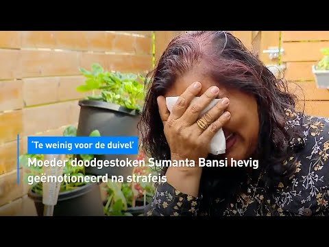 😭 Moeder doodgestoken Sumanta Bansi hevig geëmotioneerd na strafeis | Hart van Nederland