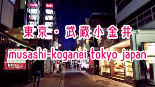 TOKYO WALK 東京・武蔵小金井の街並み Japan Tokyo Musashi Koganei 2020.03