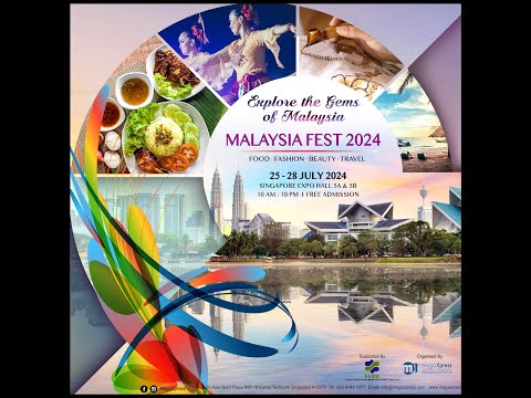 Singapore MALAYSIA FEST 2024 Expo 27 July  新加坡博展 | Ahmiao Tv