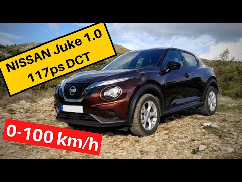 NISSAN Juke 1.0 DIG-T 117ps DCT 2020 0-100 km/h Acceleration Test I PeriTroxon.gr