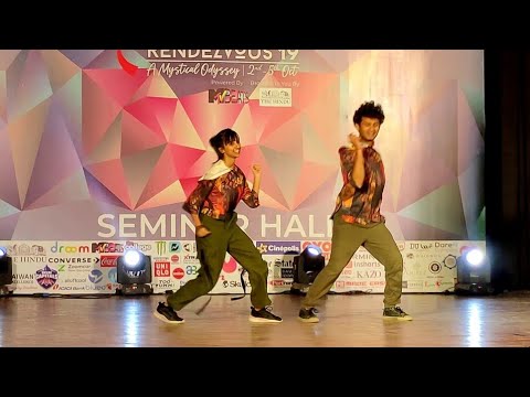 Duo dance hip hop | couple dance IIT DELHI | Rendezvous'19