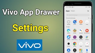 Vivo App Drawer Settings  | Vivo Me App Drawer Kaise Banaye