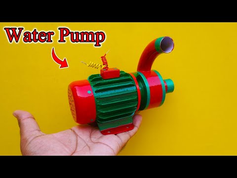 How To Make A Water Pump At Home | DIY Powerful High Pressure Water Pump | DC 12 volt Water Pump DIY