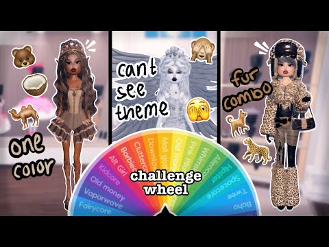 WHEEL DECIDES MY OUTFIT??! | Dress To Impress | Eimaan Sisters