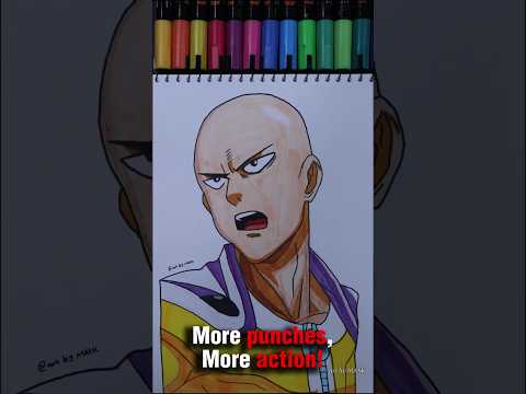 one punch man Saitama drawing #saitama #art #anime