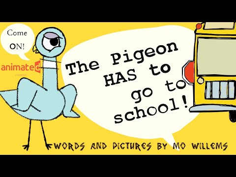 🐦The Pigeon Has to Go to School 🎒✏️ By Mo Willems  - A Live Book 📖✨