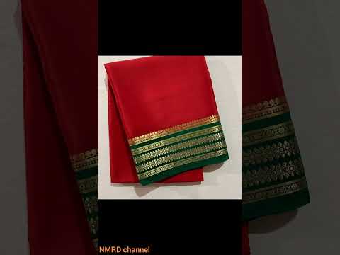 mysore crape silk sarees collections||new saree collections||NMRD channel||#shorts ||#trending