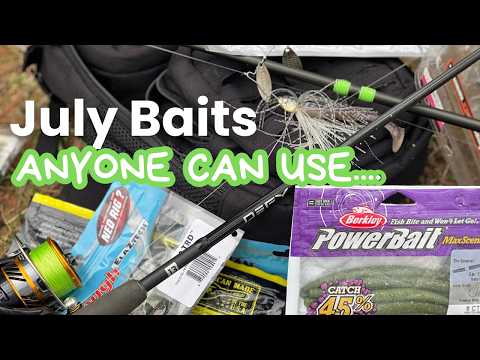 July Bank Fishing Baits: So Anyone Can Catch A Bass