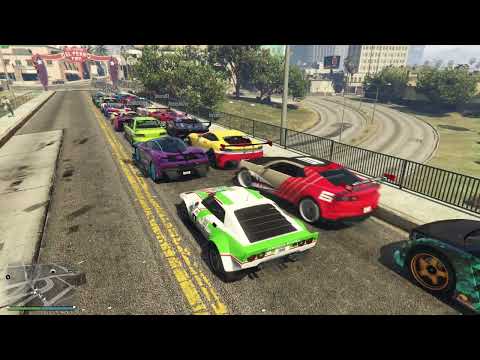 GTA Online - Pinoy Crew Race Car Meet and Shenanigans