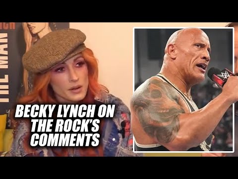 Becky Lynch Comments On The Rock Saying He Made Wrestling Cool Again