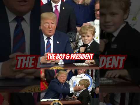 the Boy & President #trump #2018