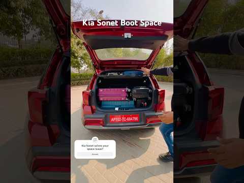 2024 Kia Sonet Boot Space Test 🔥🔥🔥 #Sonet #KiaSonet