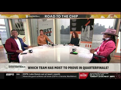 FIRST TAKE | Which team has most to proven in Quarterfinals: Georgia or Notre Dame? - Stephen A.