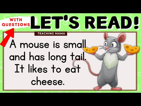 LET'S READ! | READING COMPREHENSION | PRACTICE READING SIMPLE ENGLISH FOR KIDS | TEACHING MAMA