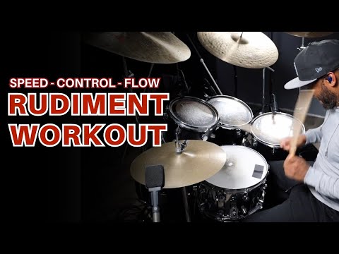 Building Speed, Control, And Flow on the drums - Rudiment Workout